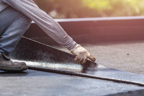 Professional Waterproofing technician working in Mathews, VA